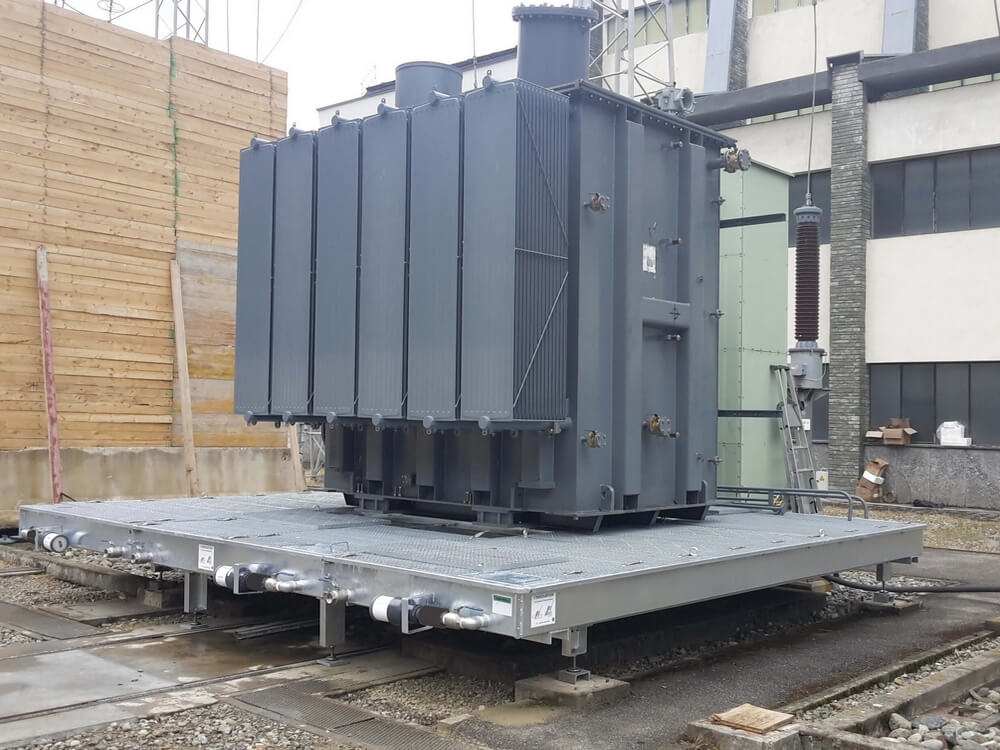 Brandschutz für Trafo-Ölauffangwannen